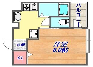 シャトレ六甲の物件間取画像